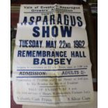 Various books & leaflets to include Badsey, Asparagus festival & entertainment ephemera