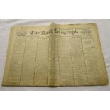 Daily Telegraph - King George V Funeral Edition (28th January 1936)