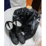 Motorbike leathers & boots