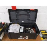 Security lights, toolbox etc