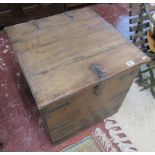 Hardwood & iron mounted box