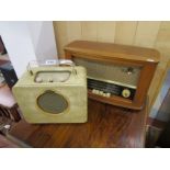 2 vintage radios - Ever-Ready & Bush (both working but batteries needed for the Ever-Ready)