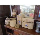 Collection of wicker work