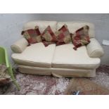 3 seater sofa-bed with cushions