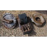 3 WWII tank parts - Recovered from Arnhem & Chesil Beach, Dorset