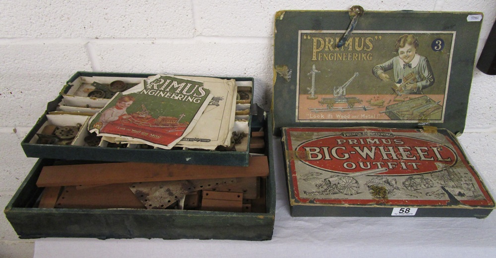 Primus Engineering sets (Early rival to Meccano, 1913 to 1926)