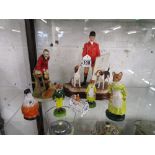 Collection of china Huntsmen & animal figures