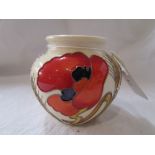 Moorcroft Harvest Poppy vase - Shape 55/3 – Design by Emma Bossons