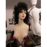 Manikin beaded bust of lady