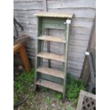 Vintage wooden step ladder