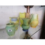 Various pottery to include Sylvac