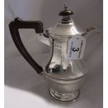 Art Deco coffee pot with Birmingham 1933 hallmark - Gross Approx weight 383g