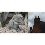 Stone pig - Recently rescued from a local chimney stack!