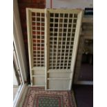 3 fretwork wooden doors