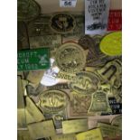 Large collection of vintage metal plaques - Many steam rallies & shows