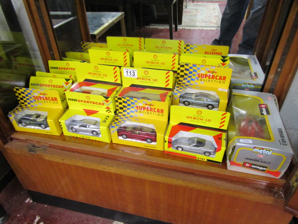 25 boxed diecast cars