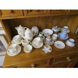 Collection of china to include Greys & Royal Crown Derby