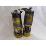 2 miners lamps