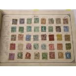 Stamps - Old 'Permanent' Postage Stamp Album - Wide range of old all World Stamps - Mainly Europe