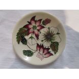 Moorcroft ‘Bramble Revisited’ pin tray / coaster 780/4 by Alicia Amison - Circa 2010