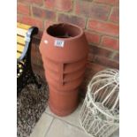 Terracotta chimney pot