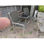 Double garden seat / table