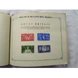 Stamps - 1953 Commonwealth Coronation complete album - Fully ascribed