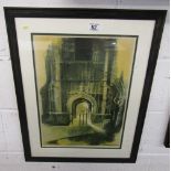 Signed print - Evesham Bell Tower