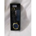 Gents watch with leather strap as new