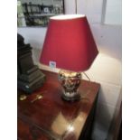 Oriental themed working table lamp