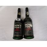 2 bottles of Dows Vintage 1967 port (Fantastic 50th Birthday present)!