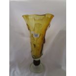 Large studio glass vase
