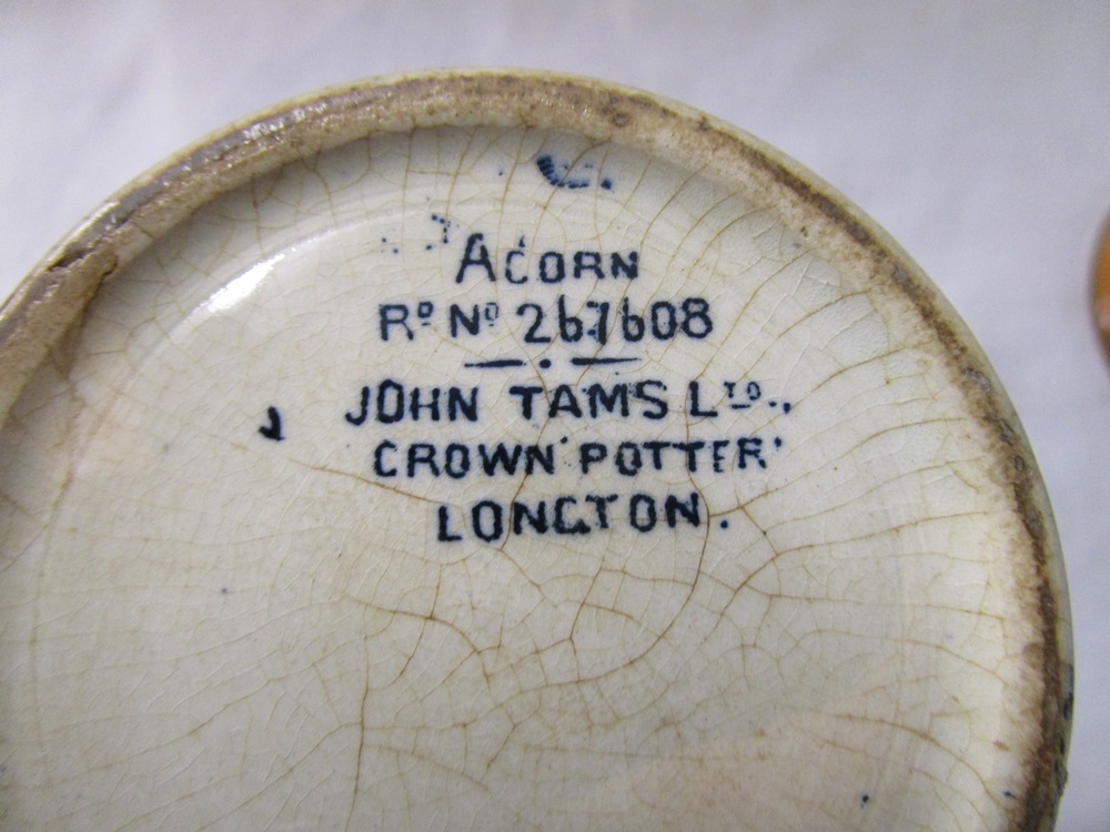 Early mug (Acorn Rd No 267608) John Tams & Royal Doulton jug - Image 3 of 3