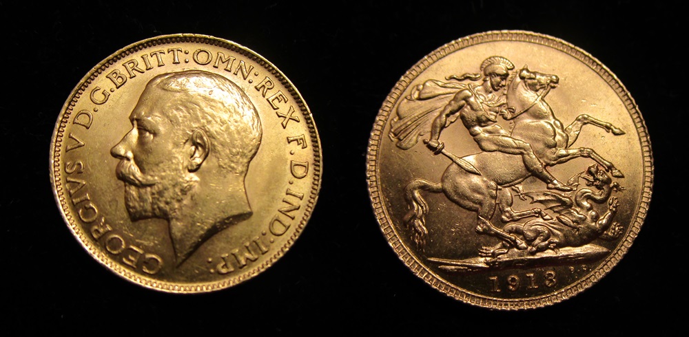 Sovereign, George V 1913