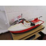 Model boat & helicopter