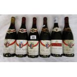 6 bottles of Cotes du Rhone - 1978 onwards