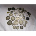 Coin collection - to include many Victorian silver etc