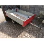 Large aluminium trailer - 132cm x 216cm