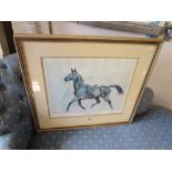 Signed & L/E print 'The loose horse' by Michael Lyne