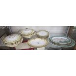 Noritake tureens & plates and 3 Chinese plates - Whole shelf