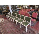 Set of 10 Swiss chairs by Dietiker