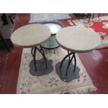 Pair of quirky occasional tables