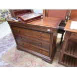 Solid mahogany chest of 3 drawers
