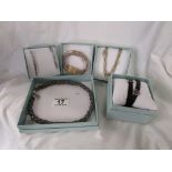 5 boxed pieces of 'Park Lane' costume jewellery
