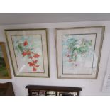 Pair of watercolours - Plants