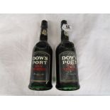 2 bottles of Dows Vintage 1967 Port