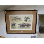 L/E signed racing print by Frank Wright