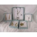 5 boxed pieces of 'Park Lane' costume jewellery