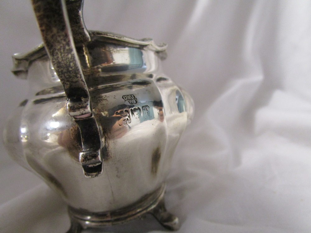 Hallmarked Batchelors 3 piece silver tea set - Total weight: 680g - Image 4 of 5