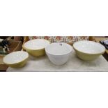 4 mixing bowls to include T G Green